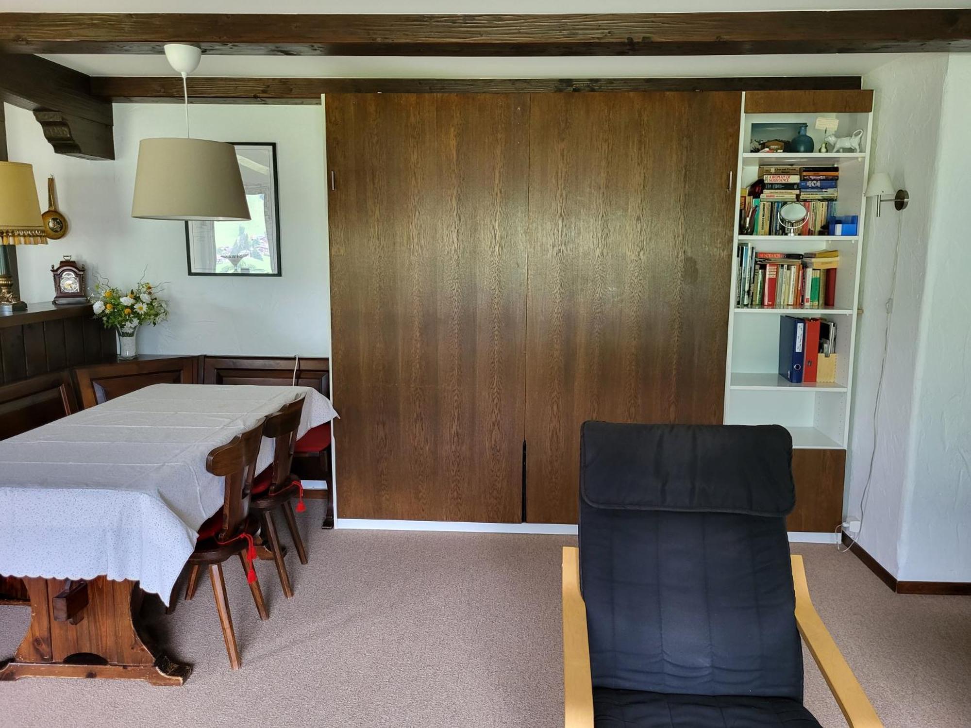 Appartement In Hus Signal Met Prachtig Uitzicht Op De Bergen Klosters Esterno foto